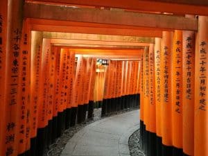 Fushimi Inari shrine in Japan