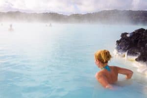 The Blue Lagoon - well known hot spring in Iceland