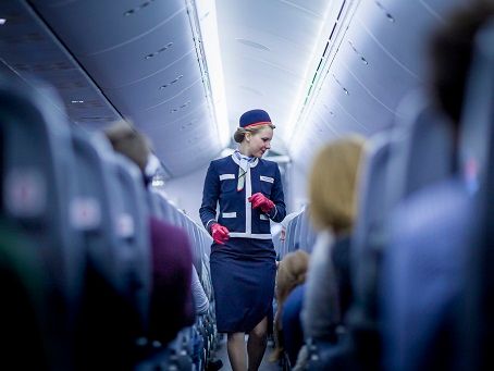 Norwegian flight attendant