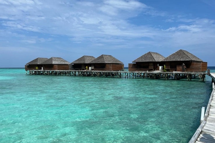 Cheap water villas with private pools in the Maldives