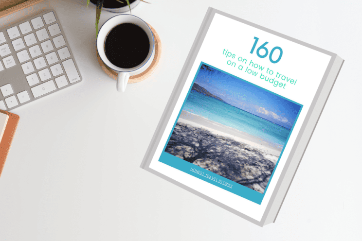 eBook with 160 tips on how to travel on a low budget